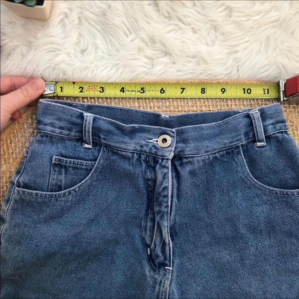 Vintage Mom Jean Shorts Goofy Patch - Picture 8 of 11